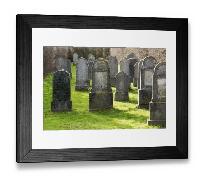 Framed Print : Erftstadt-Gymnich, Jewish cemetery Framed Print : Erftstadt-Gymnich, Jewish cemetery