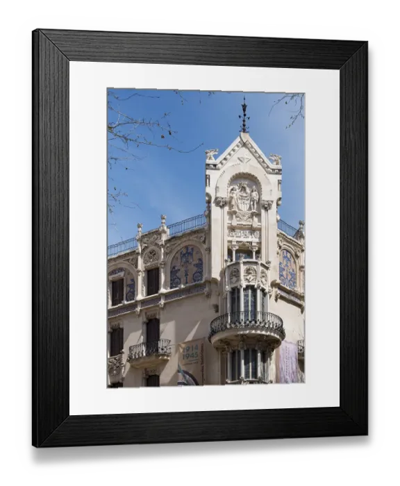 Framed Print : Majorca, Palma de Majorca, Placa Weyler Framed Print : Majorca, Palma de Majorca, Placa Weyler