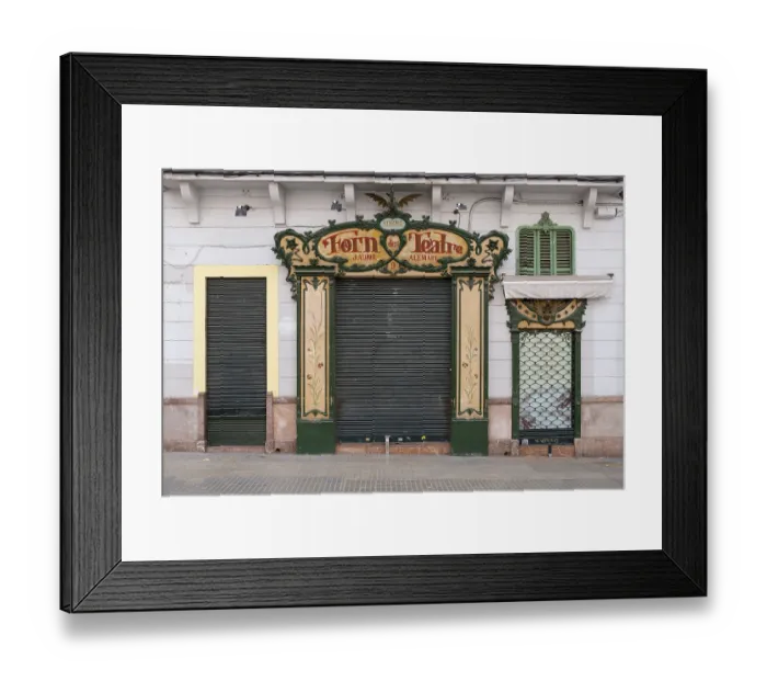Framed Print : Majorca, Palma de Majorca, Placa Mercat Framed Print : Majorca, Palma de Majorca, Placa Mercat