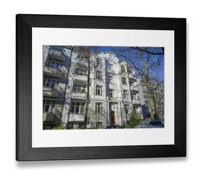 Framed Print : Residential building, former residence of Max Frisch Framed Print : Residential building, former residence of Max Frisch