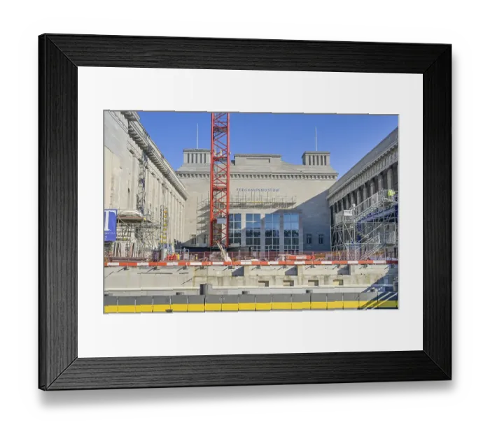 Framed Print : Building site, Pergamon Museum