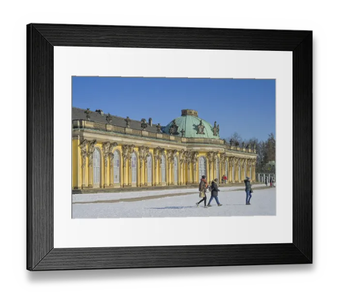 Framed Print : Sanssouci Palace, Potsdam, Brandenburg, Germany