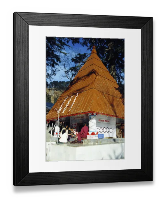 Framed Print : Patnitop Shiva temple, Jammu and Kashmir, India