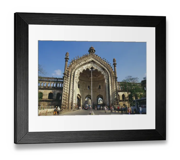 Framed Print : Rumi darwaza ornate gateway, Lucknow