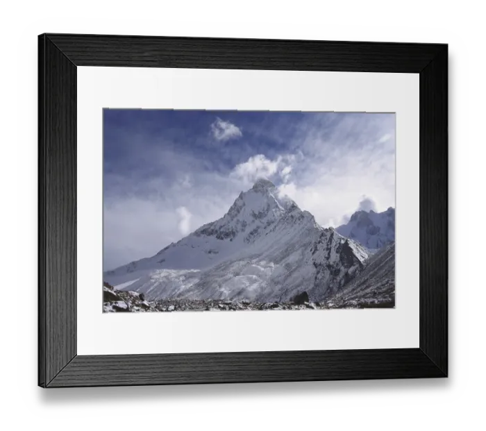 Framed Print : Shivling peak from Tapovan, Garhwal