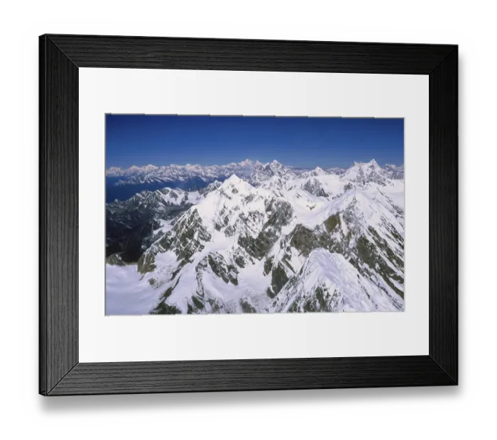 Framed Print : Himalayan range on Everest, Kathmandu, Nepal