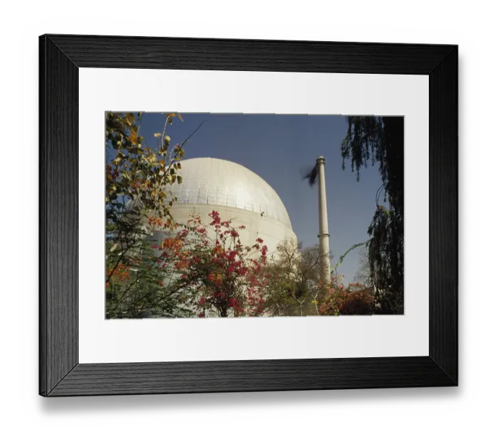 Framed Print : Reactor building, atomic power plant, india Framed Print : Reactor building, atomic power plant, india