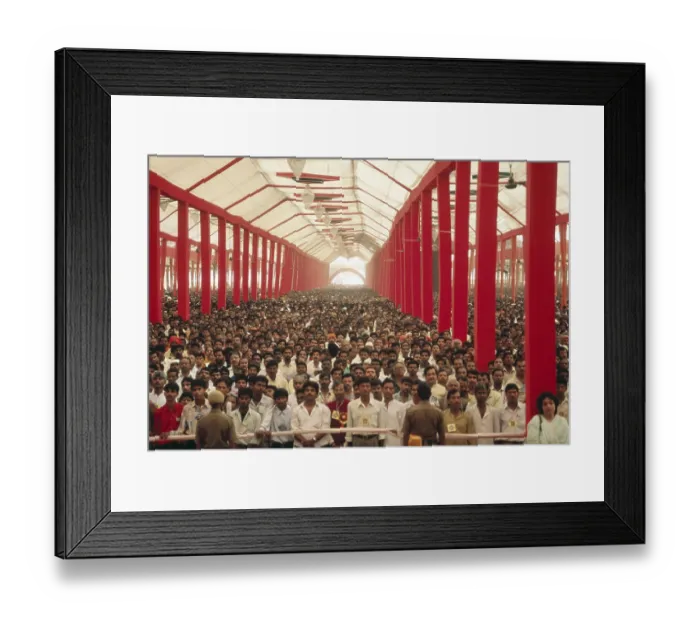 Framed Print : Bharatiya Janta Party sabha