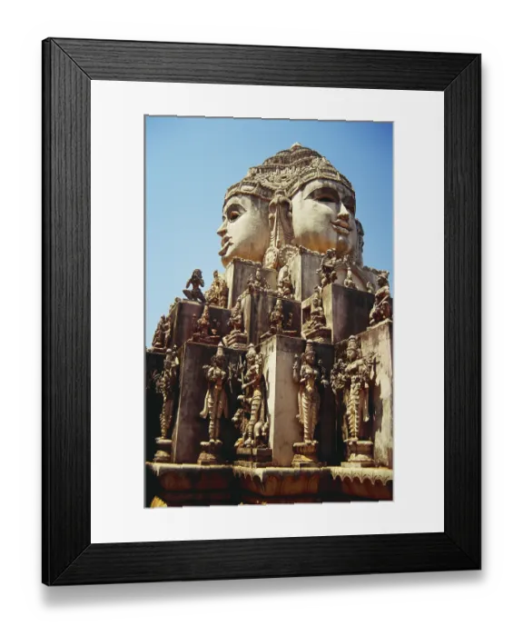 Framed Print : Shri Yantra temple, Amarkantak