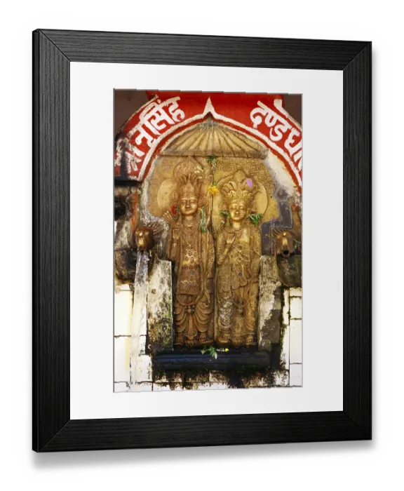 Framed Print : Narsinha temple complex Joshimath