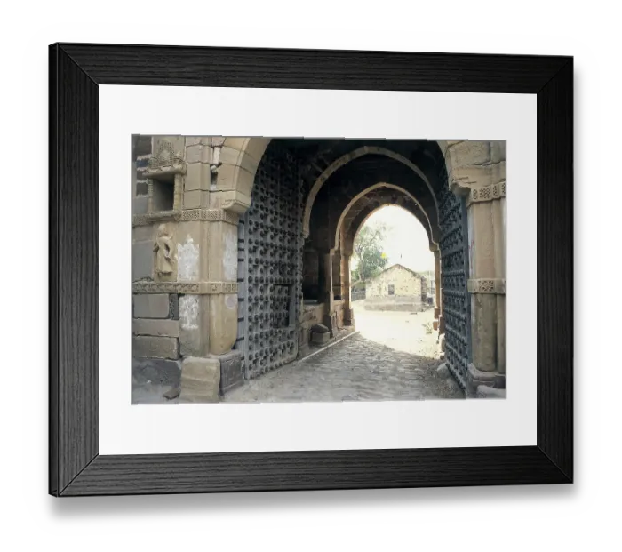 Framed Print : Fort Entrance, Kumbalgadh, Rajasthan, India
