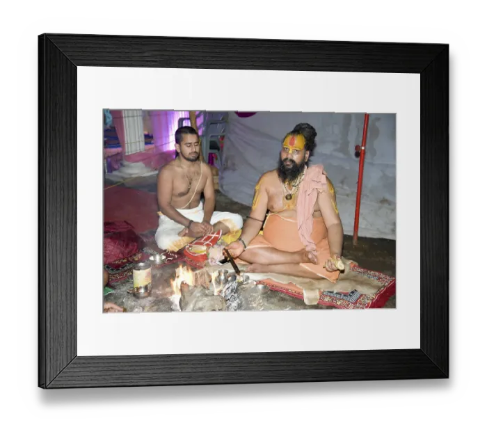 Framed Print : Shri swami rajendra das ji maharaj