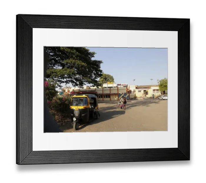 Framed Print : Sangli railway station building