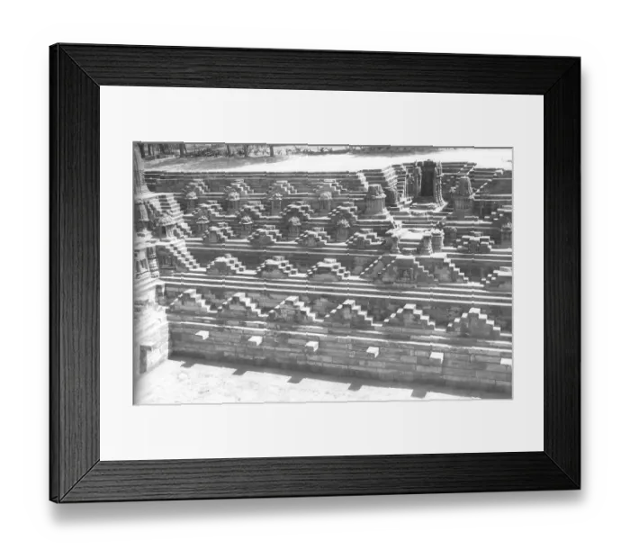 Framed Print : Stepwell modhera Hindu sun temple Framed Print : Stepwell modhera Hindu sun temple