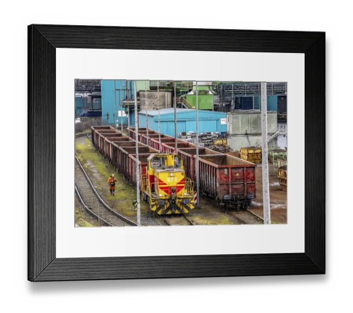 Framed Print : Huttenwerke Krupp-Mannesmann