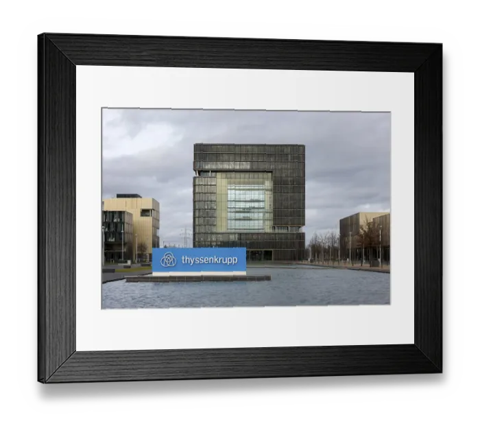 Framed Print : Essen, Ruhr Area, North Rhine-Westphalia