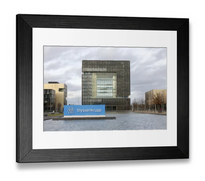 Framed Print : Essen, Ruhr Area, North Rhine-Westphalia