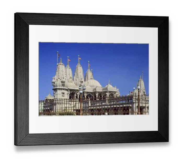 Framed Print : BAPS Swaminarayan Temple, Rajkot, Gujarat, India Framed Print : BAPS Swaminarayan Temple, Rajkot, Gujarat, India