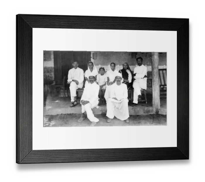 Framed Print : Group of people seated