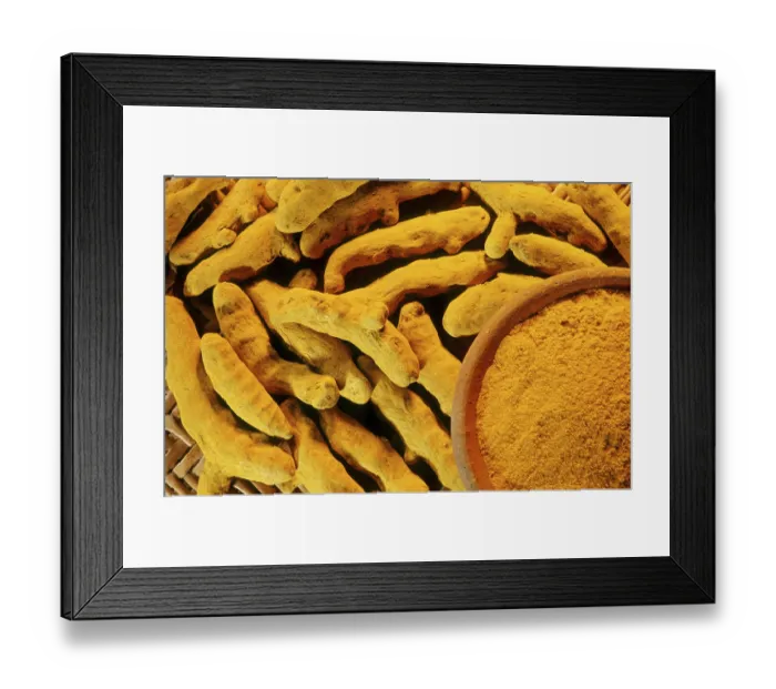 Framed Print : Spices - Turmeric Framed Print : Spices - Turmeric