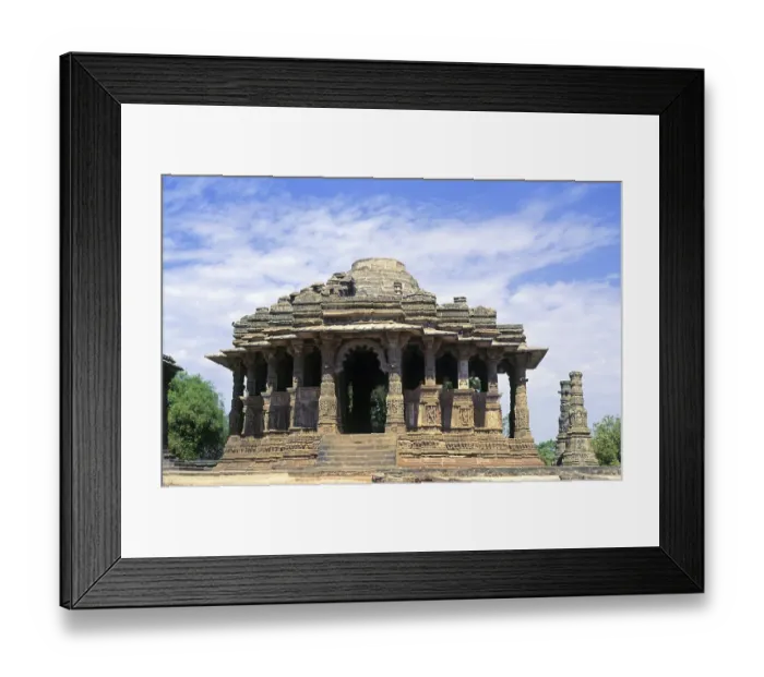 Framed Print : Sun Temple - 1027 A.D. Modhera, Gujarat, India Framed Print : Sun Temple - 1027 A.D. Modhera, Gujarat, India