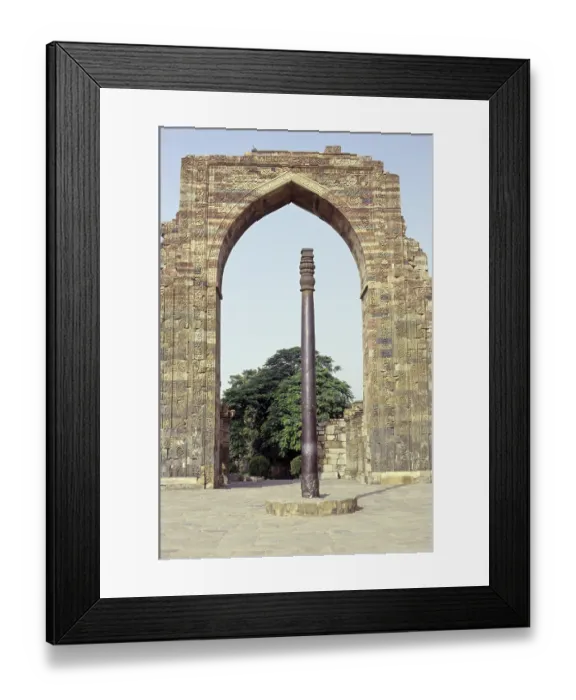 Framed Print : Ashoka Iron pillars, Delhi, india Framed Print : Ashoka Iron pillars, Delhi, india