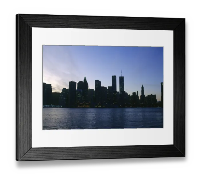 Framed Print : Skyline of Manhattan, new york, U