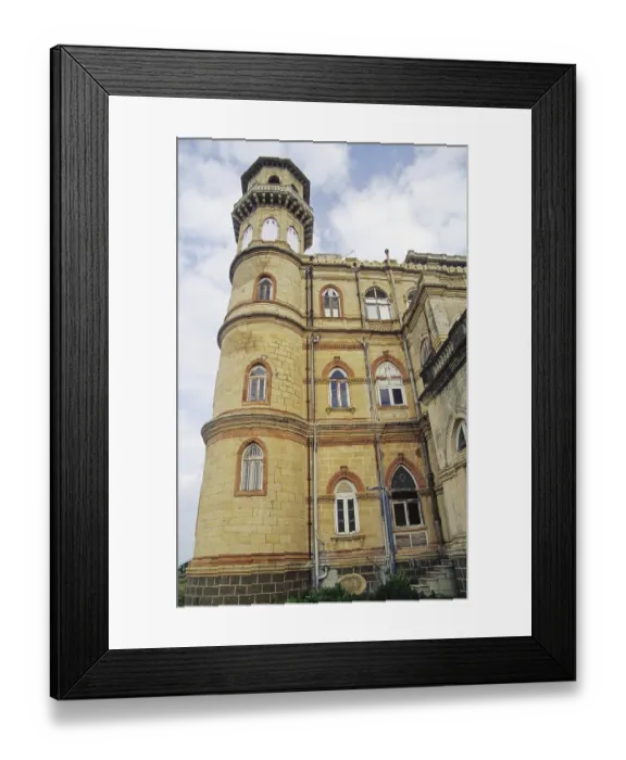 Framed Print : Vakaner Palace, Gujarat, India Framed Print : Vakaner Palace, Gujarat, India