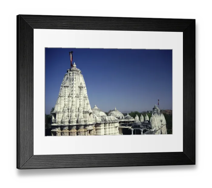Framed Print : Jain temple, Kothara, Kutch, Gujarat, India