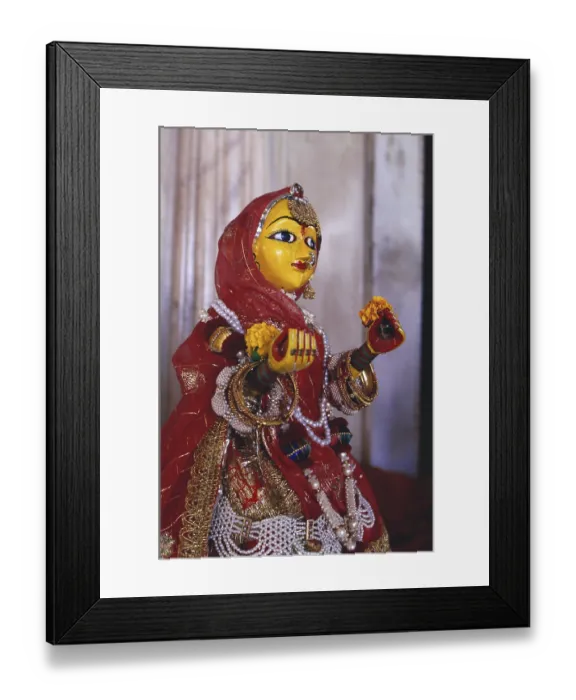 Framed Print : Goddess Gawa or Parvati in Gangaur festival