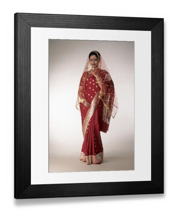 Framed Print : Bride from West Bengal, India Framed Print : Bride from West Bengal, India