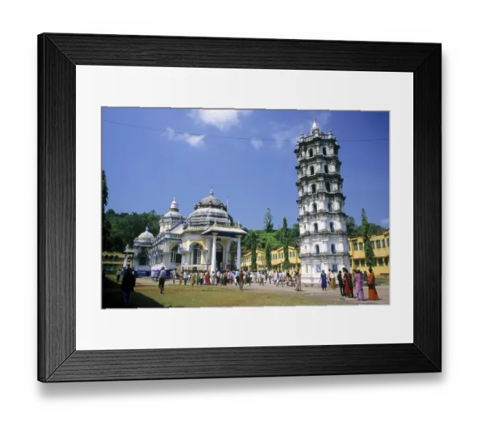 Framed Print : Mangesh Temple, Goa, India