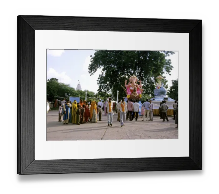 Framed Print : Idol of lord ganesh (elephant headed god) Framed Print : Idol of lord ganesh (elephant headed god)