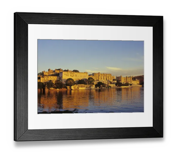 Framed Print : City Palace and Pichola Lake, Udaipur