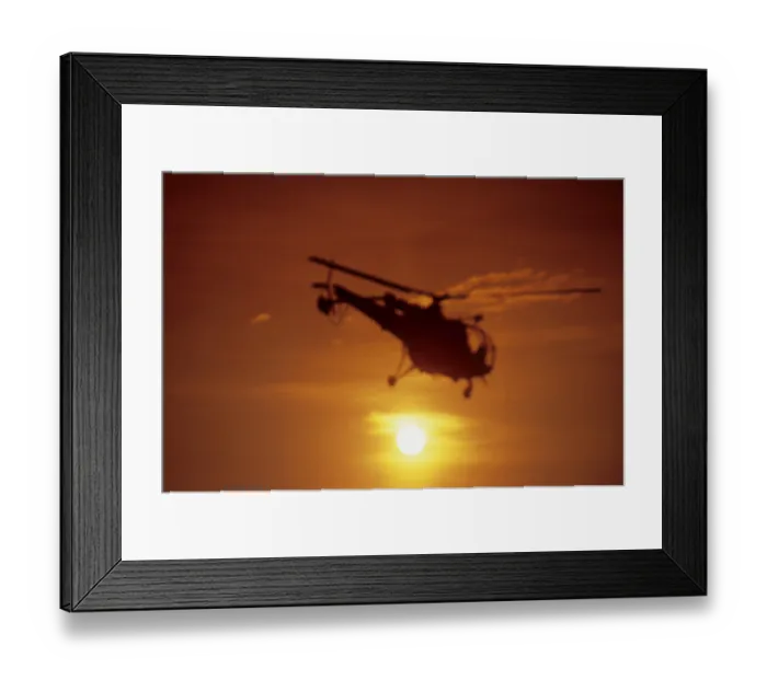Framed Print : Helicopter, India