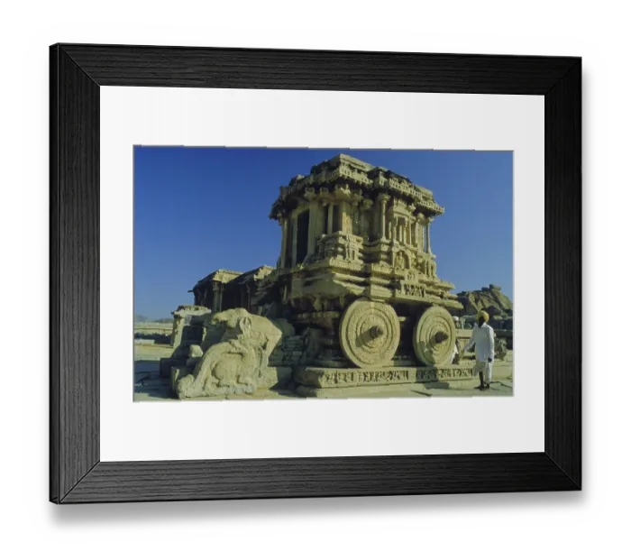Framed Print : Vitthala Temple, Hampi, karnataka, india