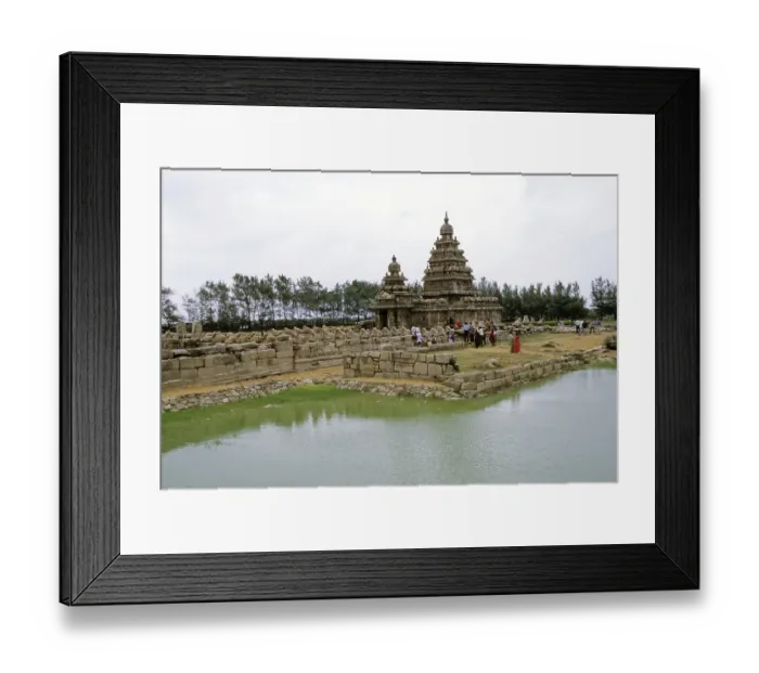 Framed Print : Shore Temple, Mahabali Puram, Tamil Nadu, India