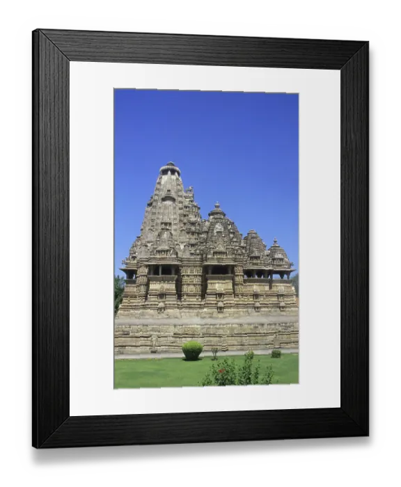 Framed Print : Vishwanath temple in khajuraho at madhya pradesh India