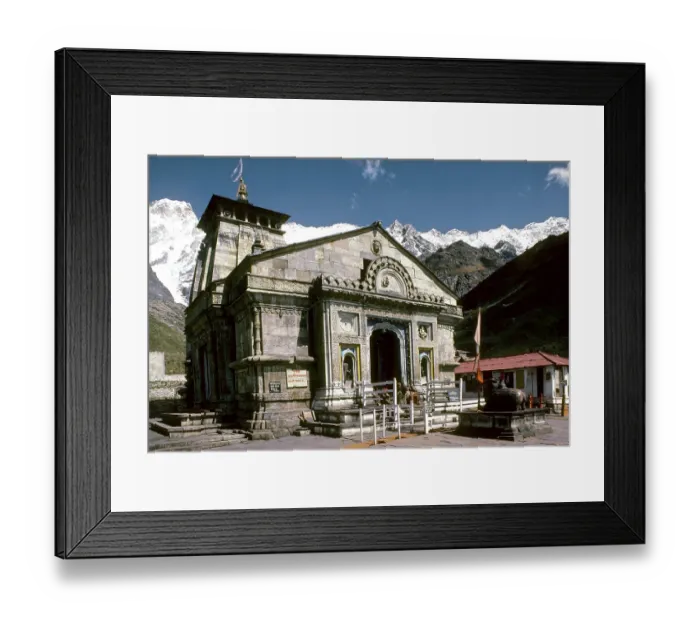 Framed Print : Kedarnath Temple, Garhwal, Uttar Kashi