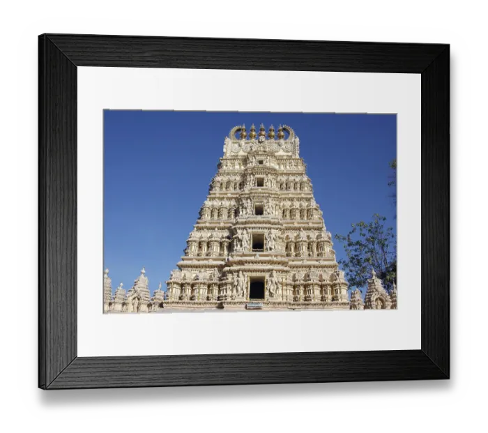Framed Print : Gopuram of Hindu Temple, Mysore, Karnataka, India Framed Print : Gopuram of Hindu Temple, Mysore, Karnataka, India