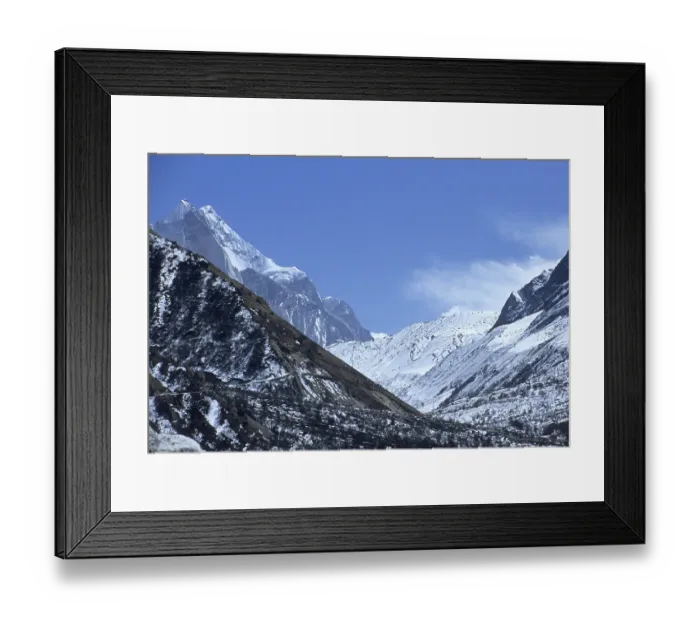 Framed Print : On the way from Gangotri to Gomukh