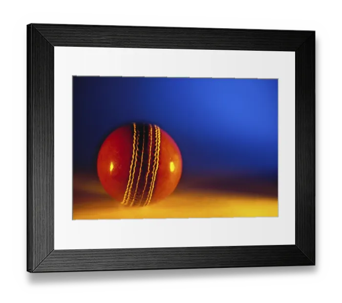 Framed Print : Sport, cricket ball Framed Print : Sport, cricket ball