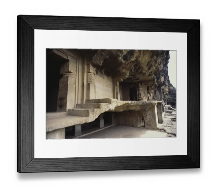 Framed Print : Ellora cave NO.5, Aurangabad, Maharashtra, India