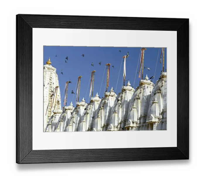 Framed Print : Jain temple, Mandm, Kutch, Gujarat, India