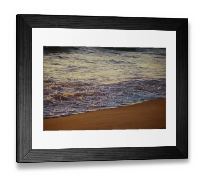 Framed Print : Foam on sea waves, kunkeshwar, sindhudurga