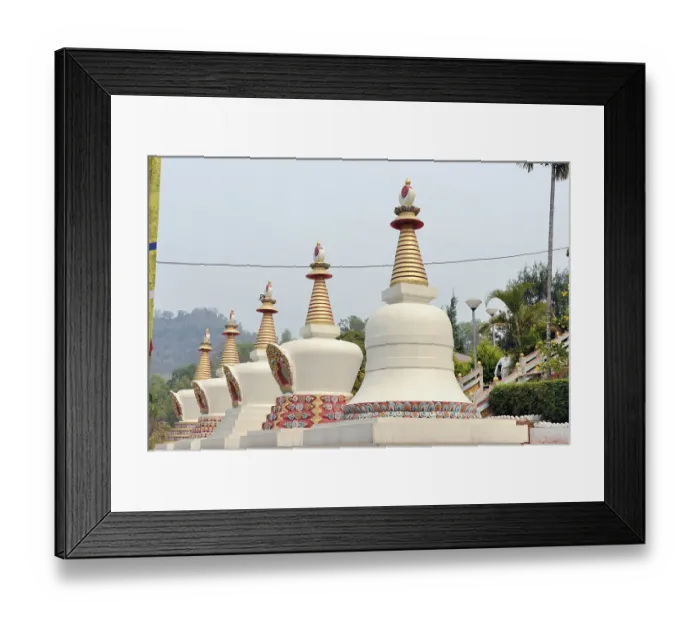 Framed Print : Monastery, Bhutan, asia