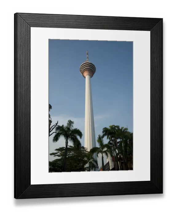 Framed Print : Kl tower, kuala lumpur, malaysia, asia