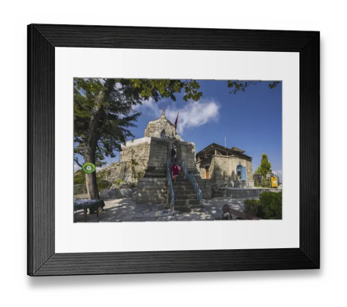 Framed Print : Shankaracharya temple, srinagar