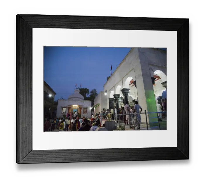 Framed Print : Shri katyayani peeth temple, mathura