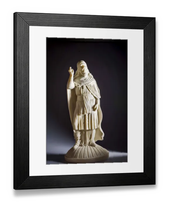 Framed Print : Zoroaster statue, India, Asia